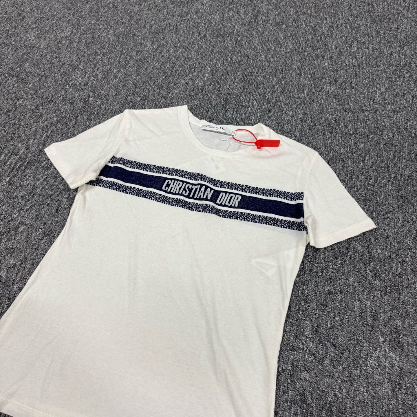 Dior Dior Logo Stripe Short Sleeve T-Shirt US S Size US S / EU 44-46 / 1 - 4 Thumbnail