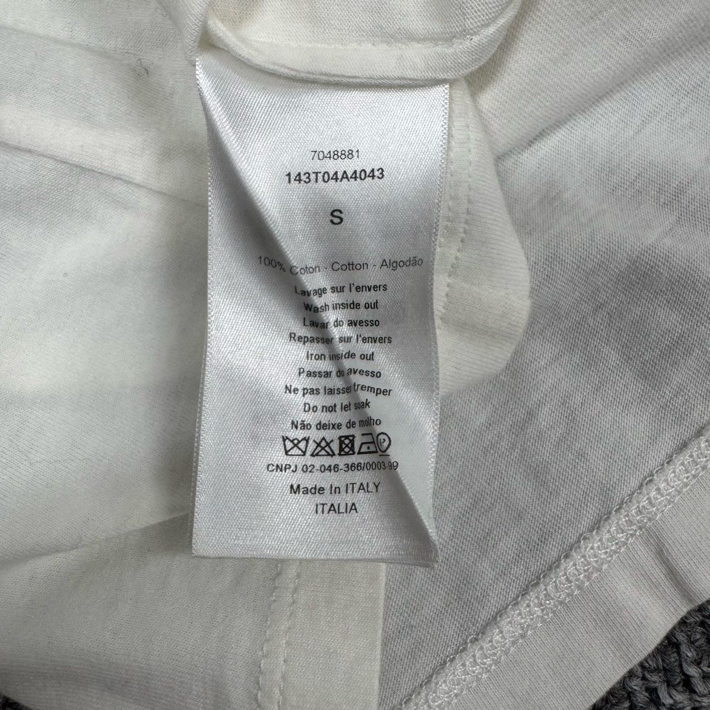 Dior Dior Logo Stripe Short Sleeve T-Shirt US S Size US S / EU 44-46 / 1 - 7 Thumbnail