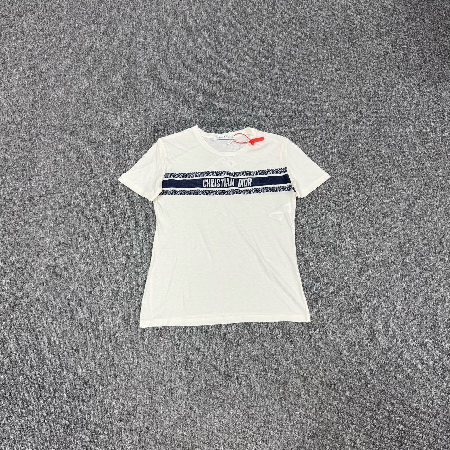 Dior Dior Logo Stripe Short Sleeve T-Shirt US S Size US S / EU 44-46 / 1 - 2 Thumbnail