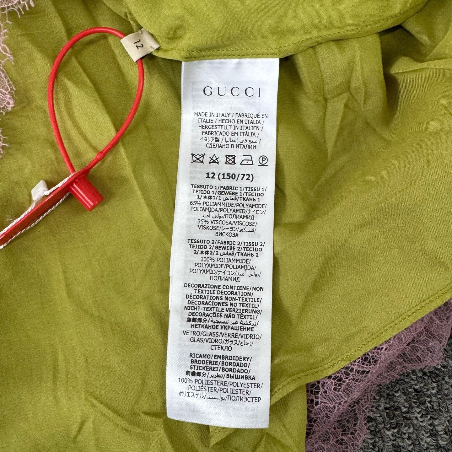 Gucci Gucci Rhinestone Lace Midi Dress 12 Size XXS / US 00 / IT 34 - 7 Thumbnail