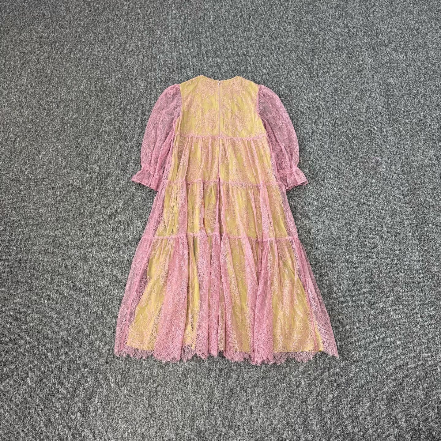 Gucci Gucci Rhinestone Lace Midi Dress 12 Size XXS / US 00 / IT 34 - 3 Thumbnail