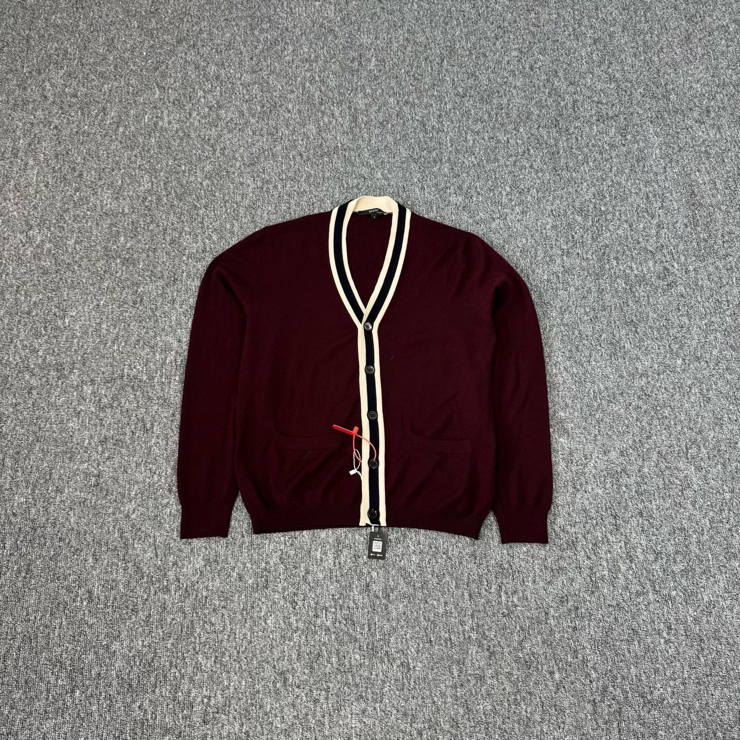 Gucci Gucci Striped Trim Knit Cardigan Size L Size US L / EU 52-54 / 3 - 2 Thumbnail