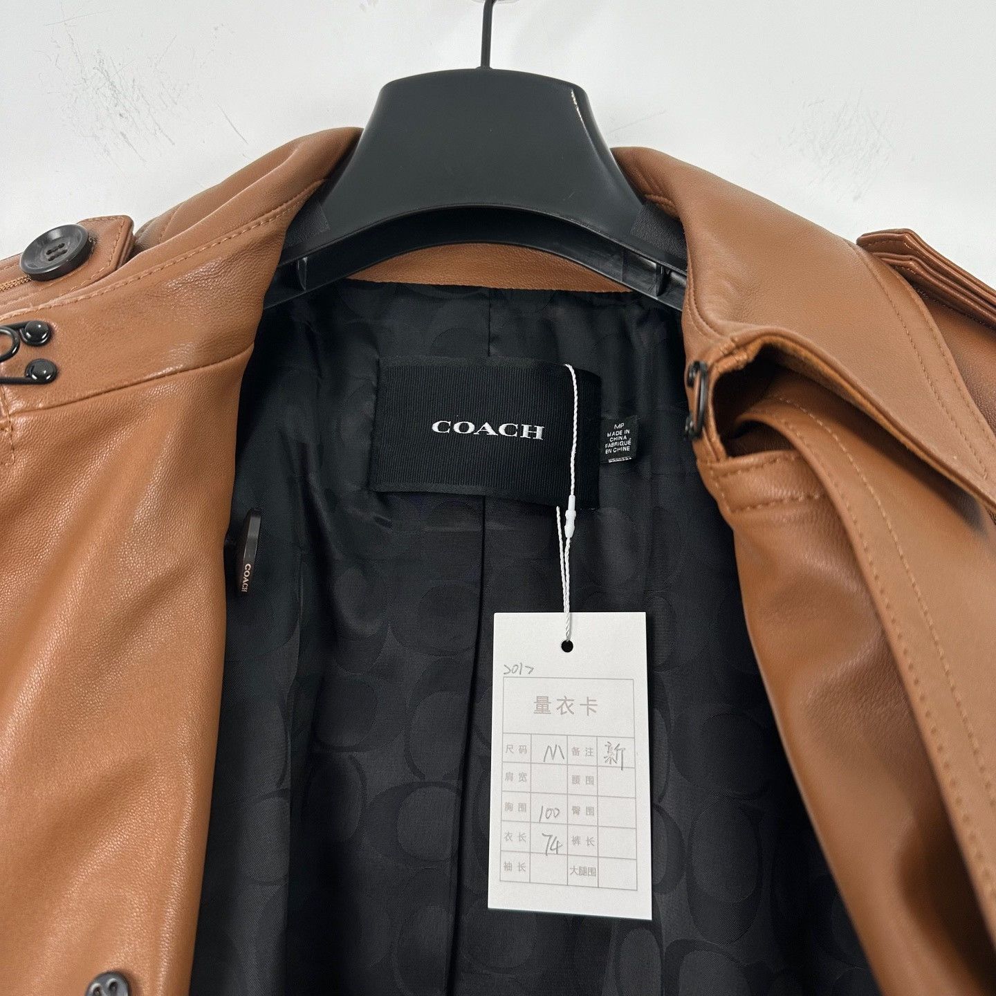 Coach Coach Double Breasted Lambskin Leather Jacket M Size M / US 6-8 / IT 42-44 - 4 Thumbnail