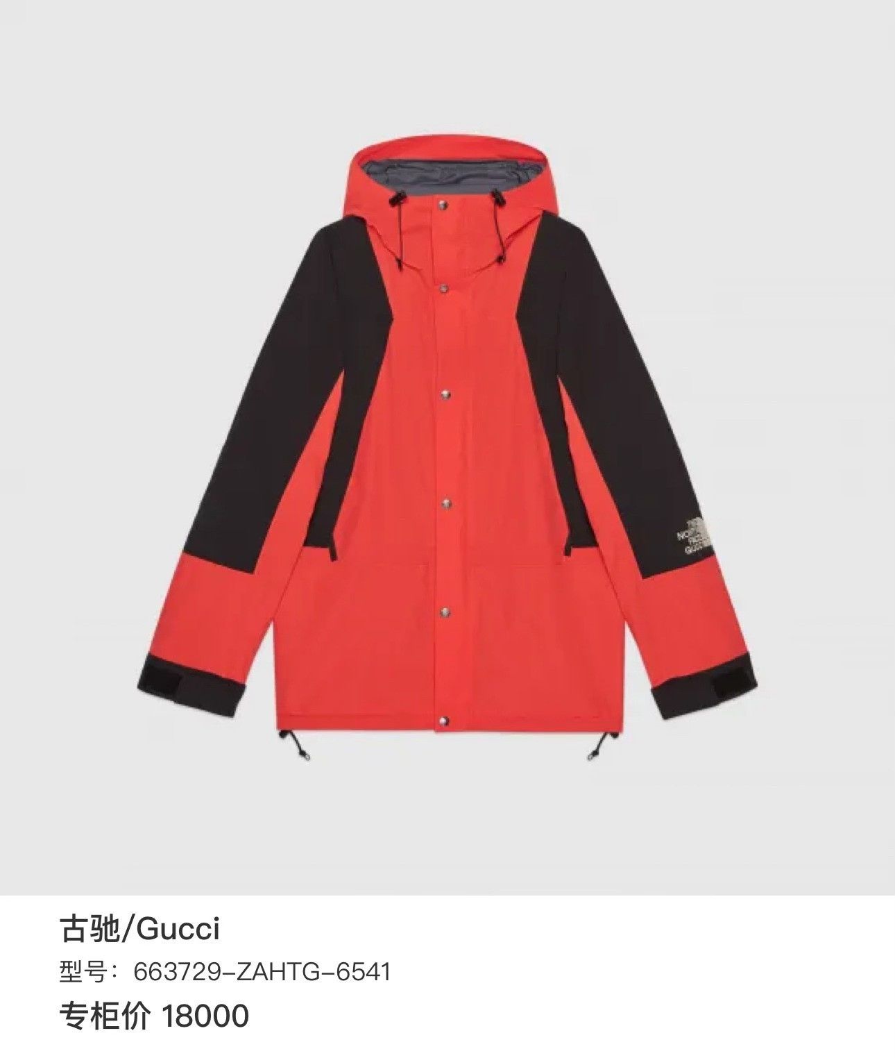 Gucci Gucci x The North Face Orange Mountain Jacket XXL Size US XXL / EU 58 / 5 - 9 Thumbnail