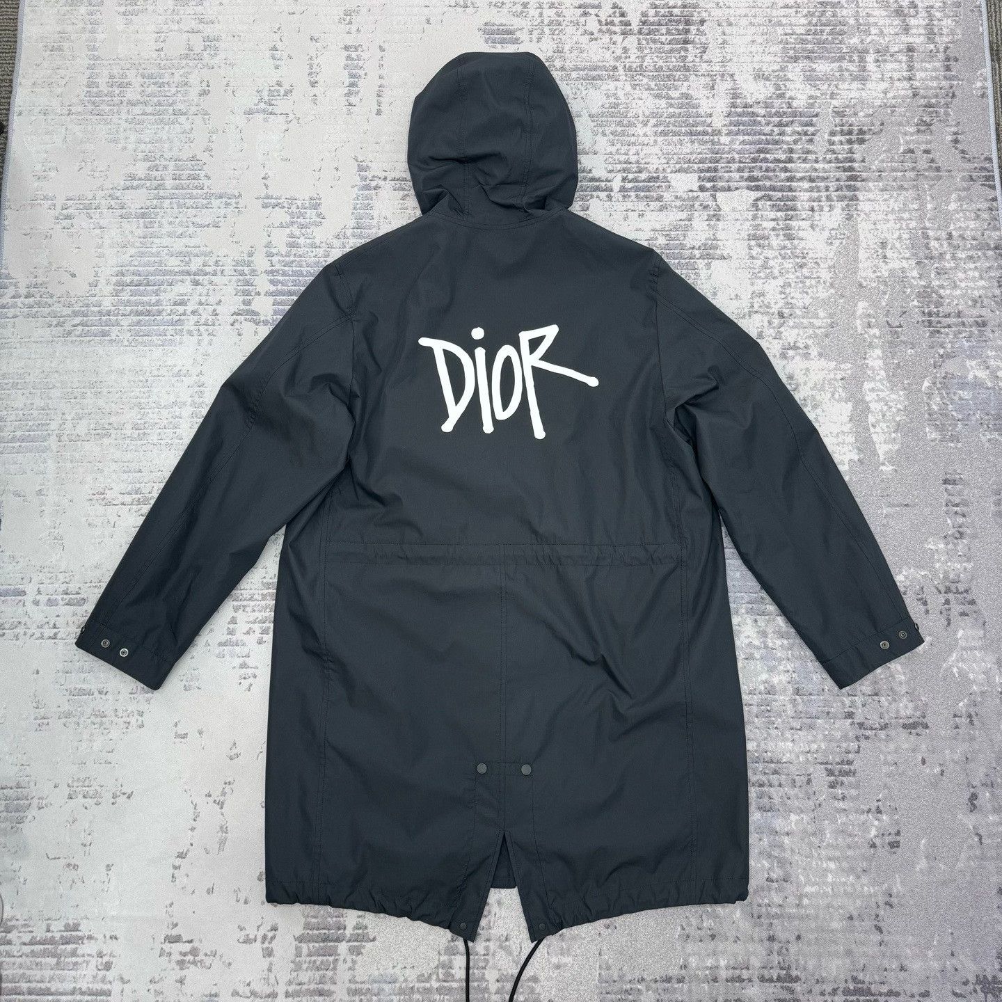 Dior Dior Back Logo Hooded Parka Size 48 Size US M / EU 48-50 / 2 - 3 Thumbnail