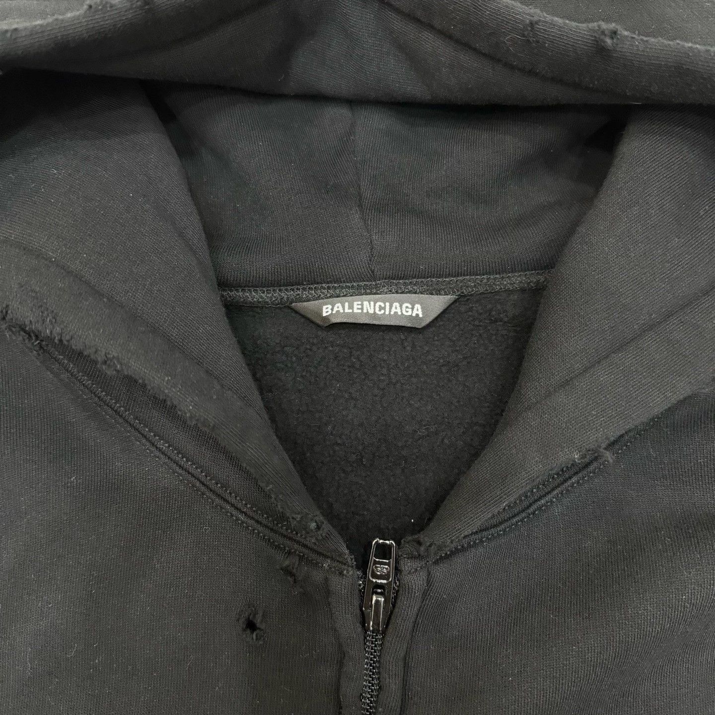 Balenciaga Balenciaga Demna Patch Zip-up Hoodie Size S Size US S / EU 44-46 / 1 - 4 Thumbnail