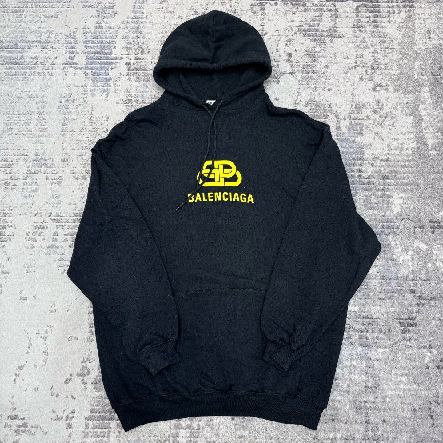 Balenciaga Balenciaga Yellow BB Logo Hoodie Size XS Size US XS / EU 42 / 0 - 2 Thumbnail