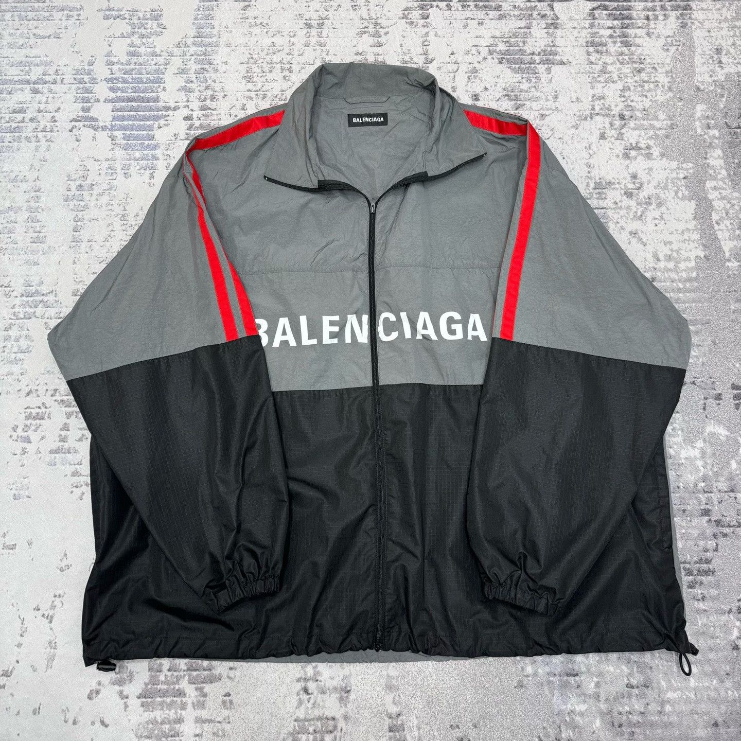 Balenciaga Balenciaga Tri-Color Logo Windbreaker Size 46 Size US S / EU 44-46 / 1 - 2 Thumbnail