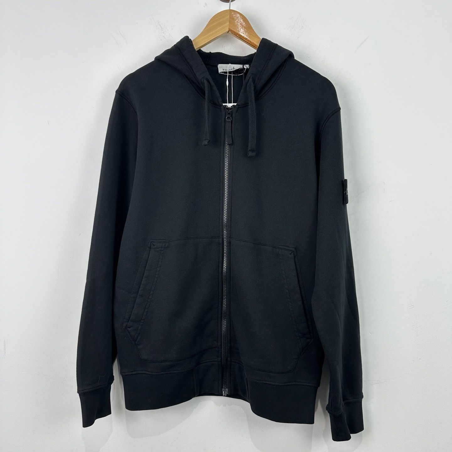 Stone Island Stone Island Logo Patch Full Zip Hoodie Size M Size US M / EU 48-50 / 2 - 2 Thumbnail