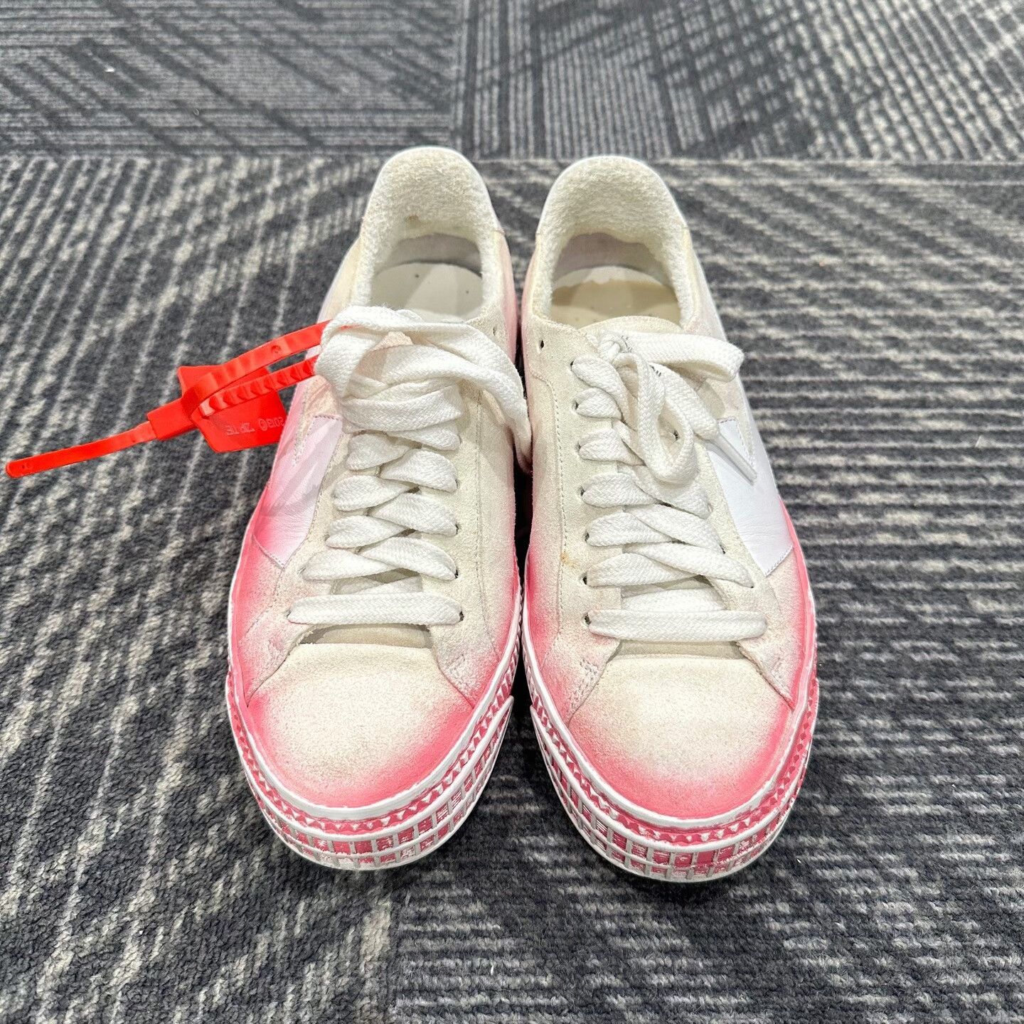 Off-White Off-White Pink Gradient Low 3.0 Sneakers 35 Size US 5 / IT 35 - 3 Thumbnail