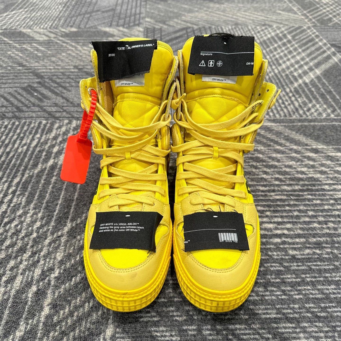 Off-White Off-White Yellow Sample Off-Court 3.0 Sneakers 41 Size US 8 / EU 41 - 3 Thumbnail