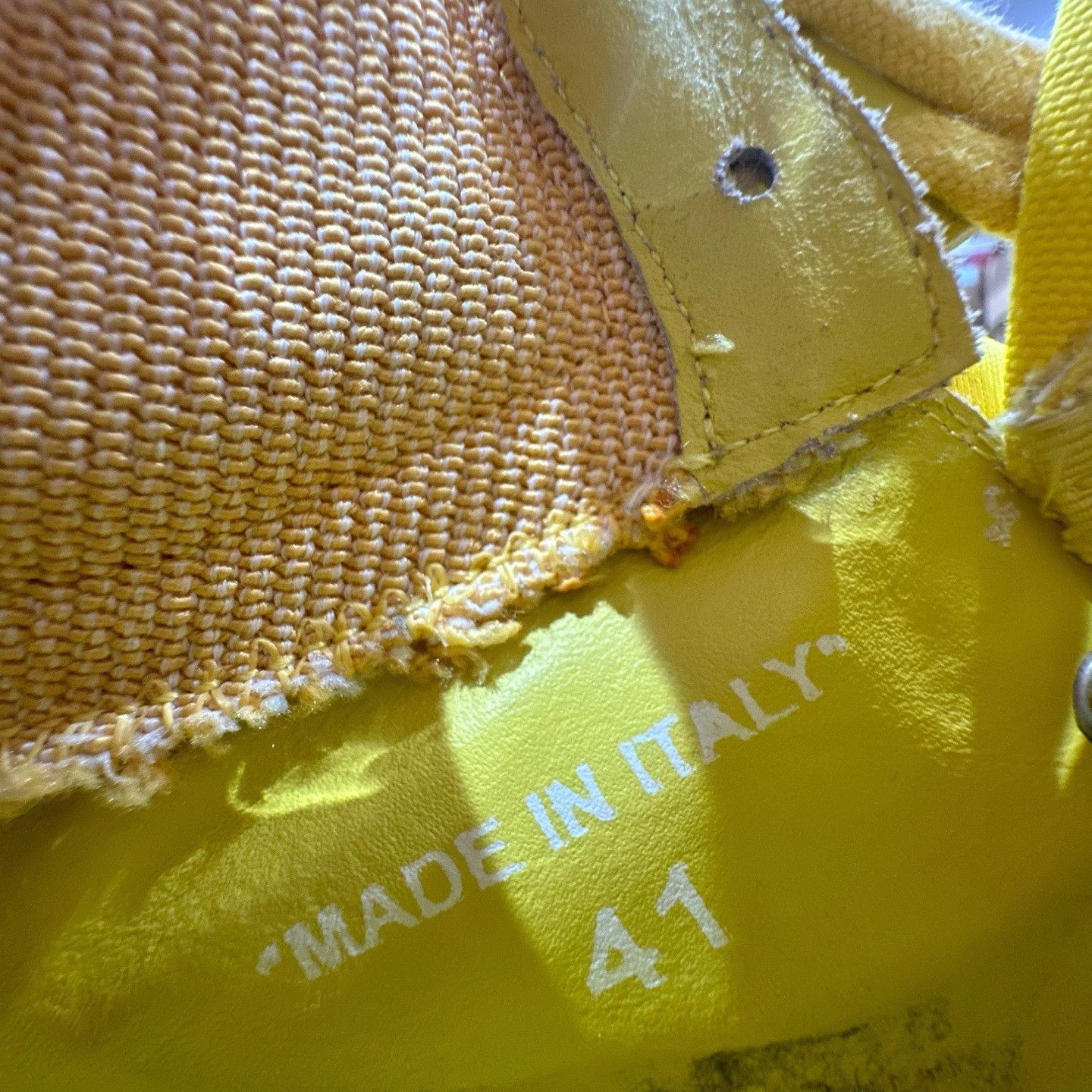 Off-White Off-White Yellow Sample Off-Court 3.0 Sneakers 41 Size US 8 / EU 41 - 8 Thumbnail