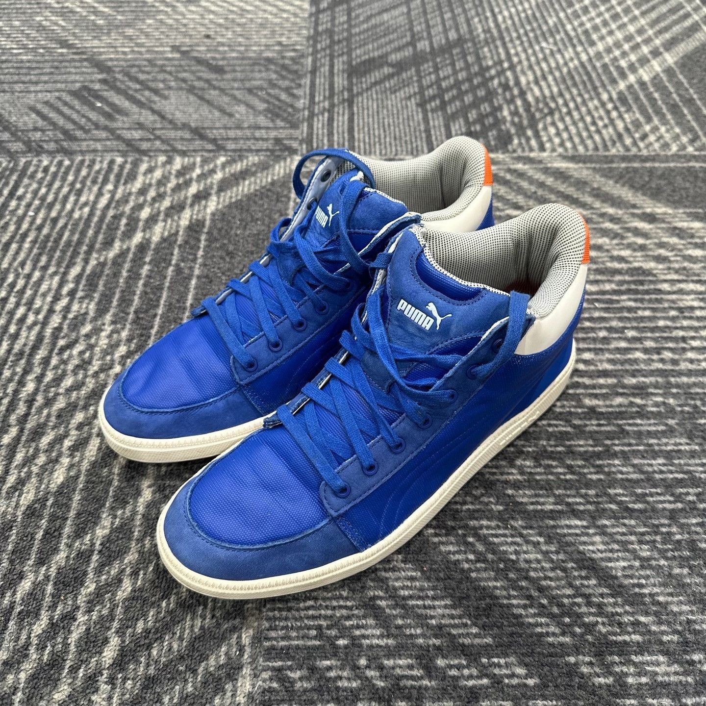 Alexander McQueen × Puma Puma x Alexander McQueen Blue Hi-Top Sneakers US 9 Size US 9 / EU 42 - 2 Thumbnail