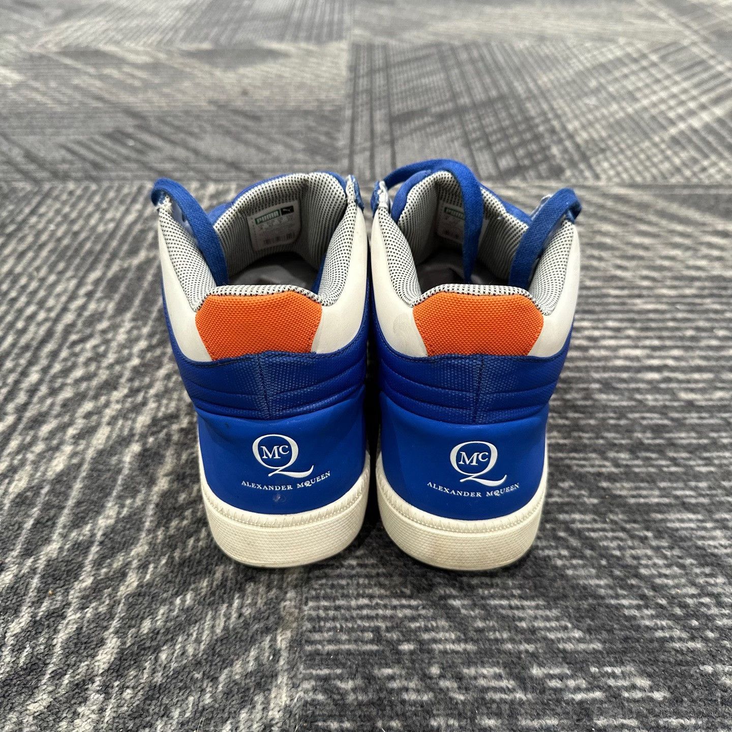 Alexander McQueen × Puma Puma x Alexander McQueen Blue Hi-Top Sneakers US 9 Size US 9 / EU 42 - 4 Thumbnail