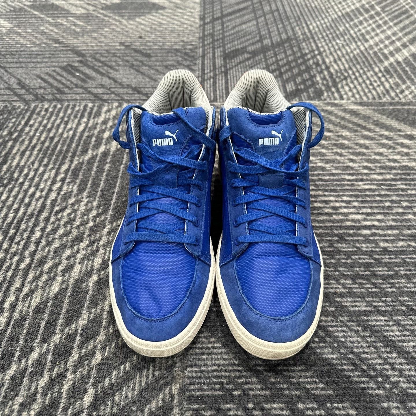 Alexander McQueen × Puma Puma x Alexander McQueen Blue Hi-Top Sneakers US 9 Size US 9 / EU 42 - 3 Thumbnail