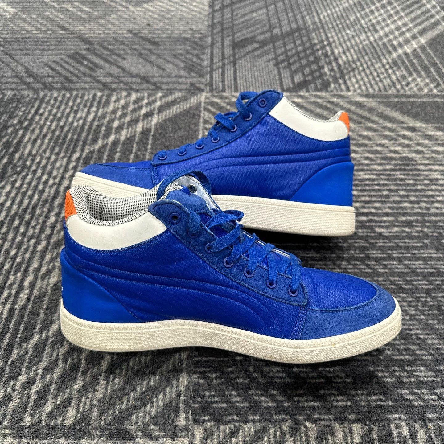 Alexander McQueen × Puma Puma x Alexander McQueen Blue Hi-Top Sneakers US 9 Size US 9 / EU 42 - 6 Thumbnail