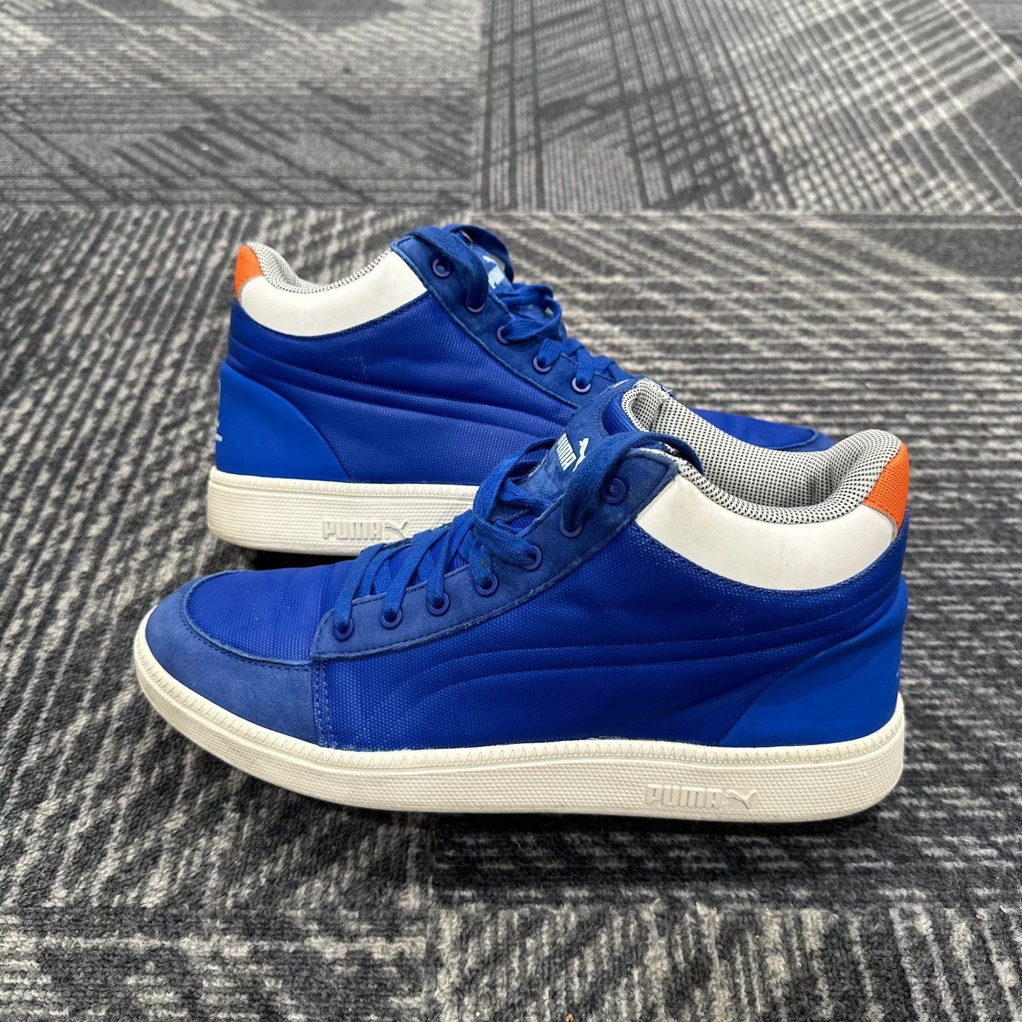 Alexander McQueen × Puma Puma x Alexander McQueen Blue Hi-Top Sneakers US 9 Size US 9 / EU 42 - 5 Thumbnail