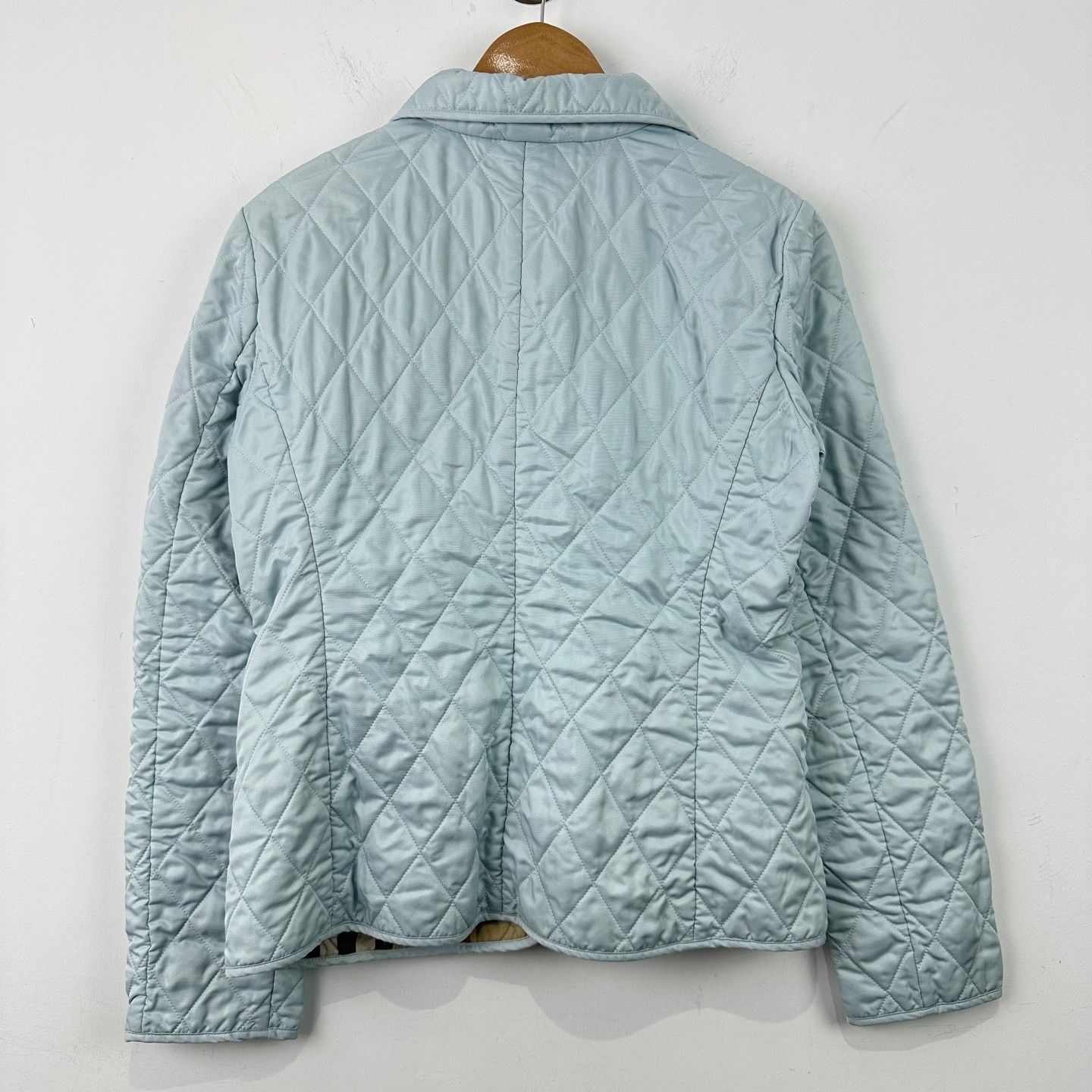 Burberry Burberry Brit Light Blue Quilted Jacket Size S Size S / US 4 / IT 40 - 3 Thumbnail
