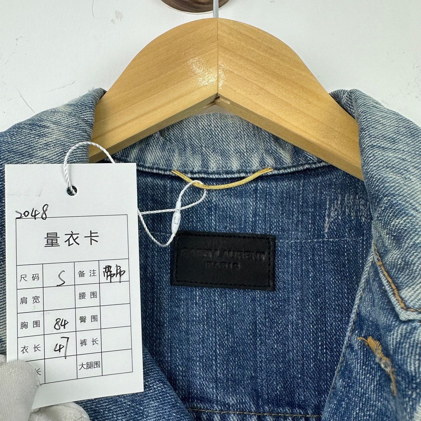 Saint Laurent Paris Saint Laurent LOVE Patch Denim Jacket S Size S / US 4 / IT 40 - 5 Thumbnail