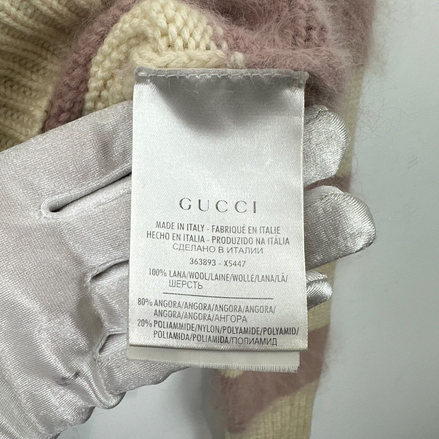 Gucci Gucci Angora Blend Striped Sweater XS Size US XS / EU 42 / 0 - 6 Thumbnail