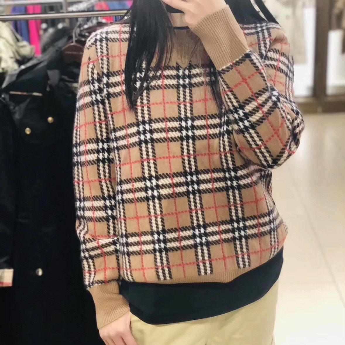 Burberry Burberry Classic Check Cashmere Sweater S Size US S / EU 44-46 / 1 - 8 Thumbnail