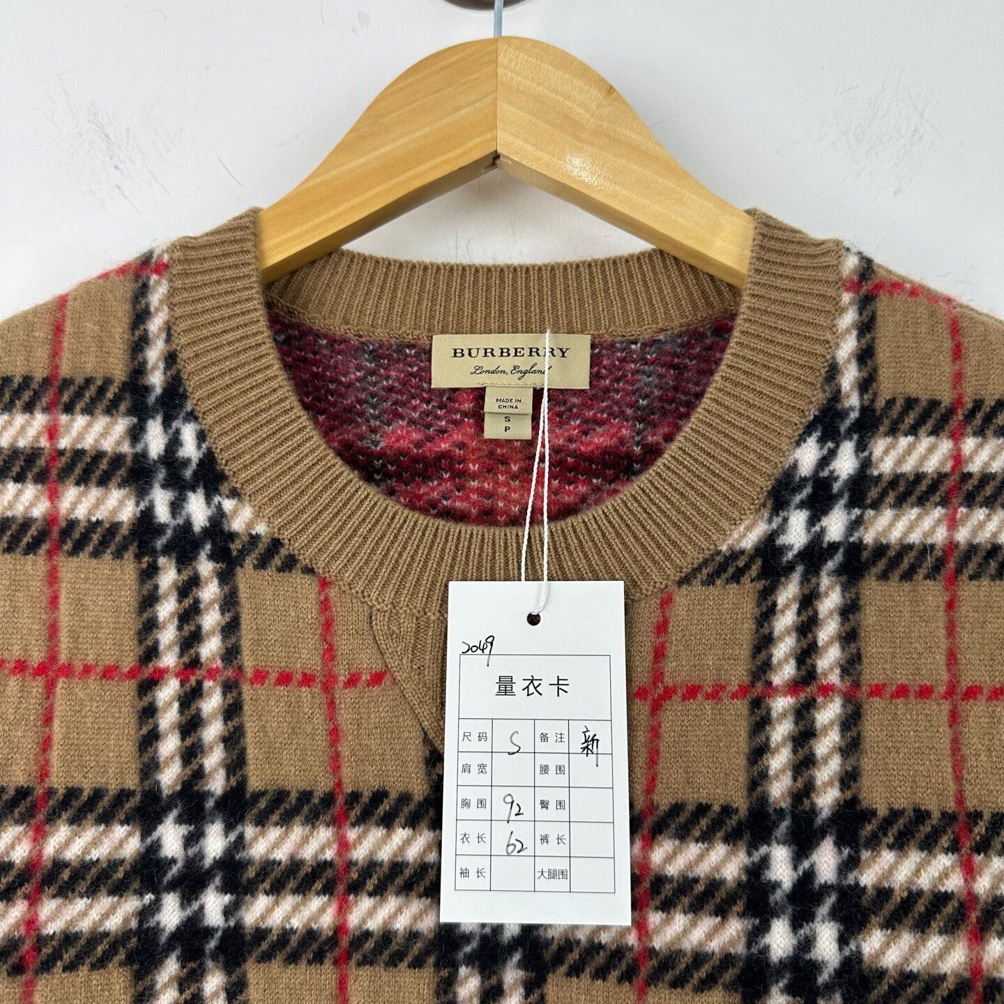 Burberry Burberry Classic Check Cashmere Sweater S Size US S / EU 44-46 / 1 - 4 Thumbnail