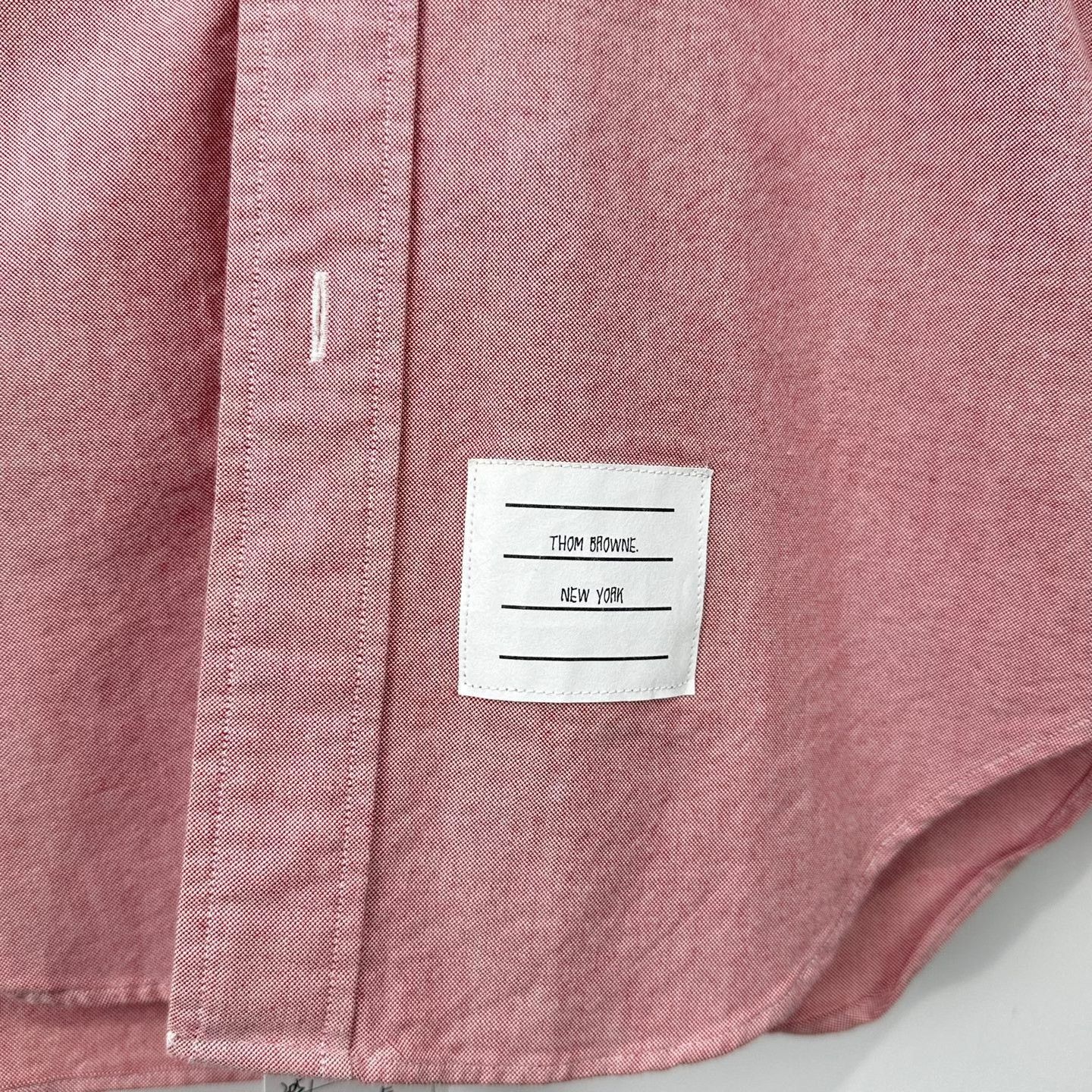 Thom Browne Thom Browne Pink Oxford Shirt Size 0 Size US XS / EU 42 / 0 - 5 Thumbnail
