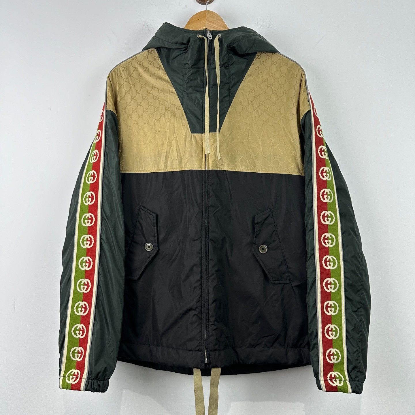 Gucci Gucci Colorblock Monogram Hooded Jacket 46 Size US S / EU 44-46 / 1 - 2 Thumbnail