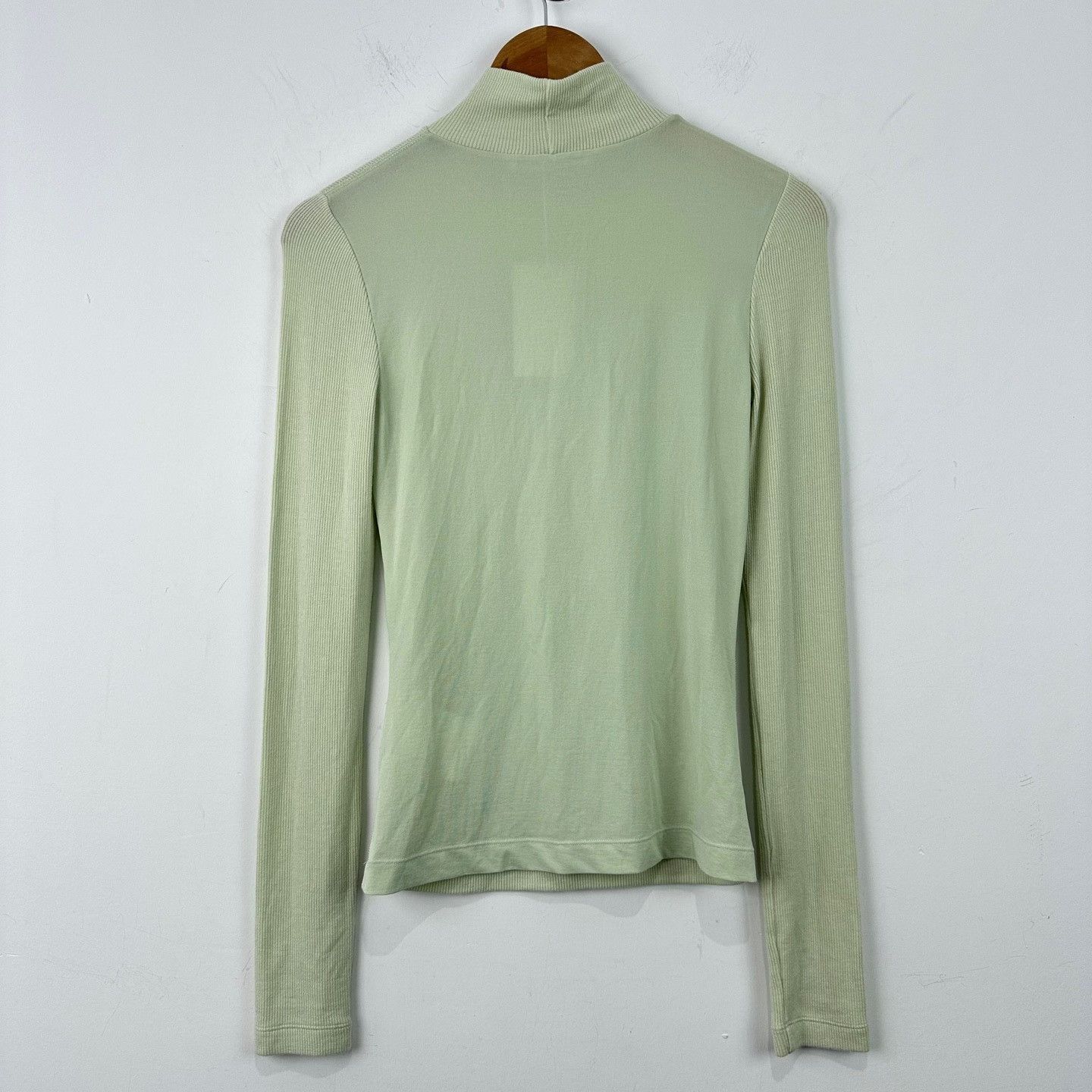 Alexander Wang Alexander Wang Mint Modal Angora Mock Neck Top S Size S / US 4 / IT 40 - 3 Thumbnail