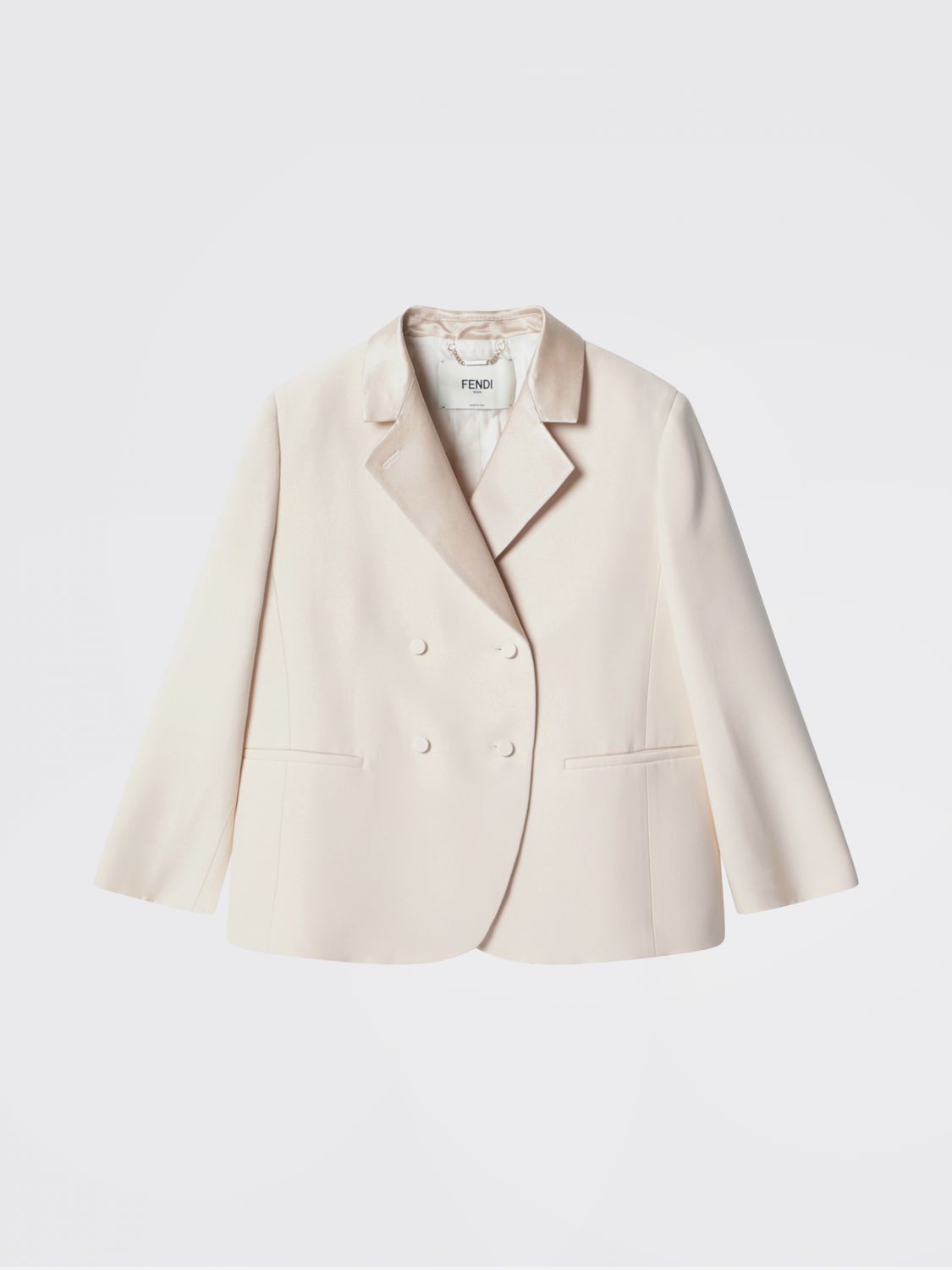 Fendi Fendi Jacket Woman Beige Size M / US 6-8 / IT 42-44 - 2 Thumbnail