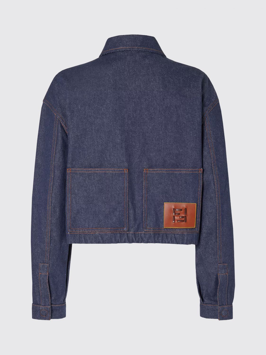 Fendi Fendi Jacket Woman Blue Size S / US 4 / IT 40 - 3 Thumbnail