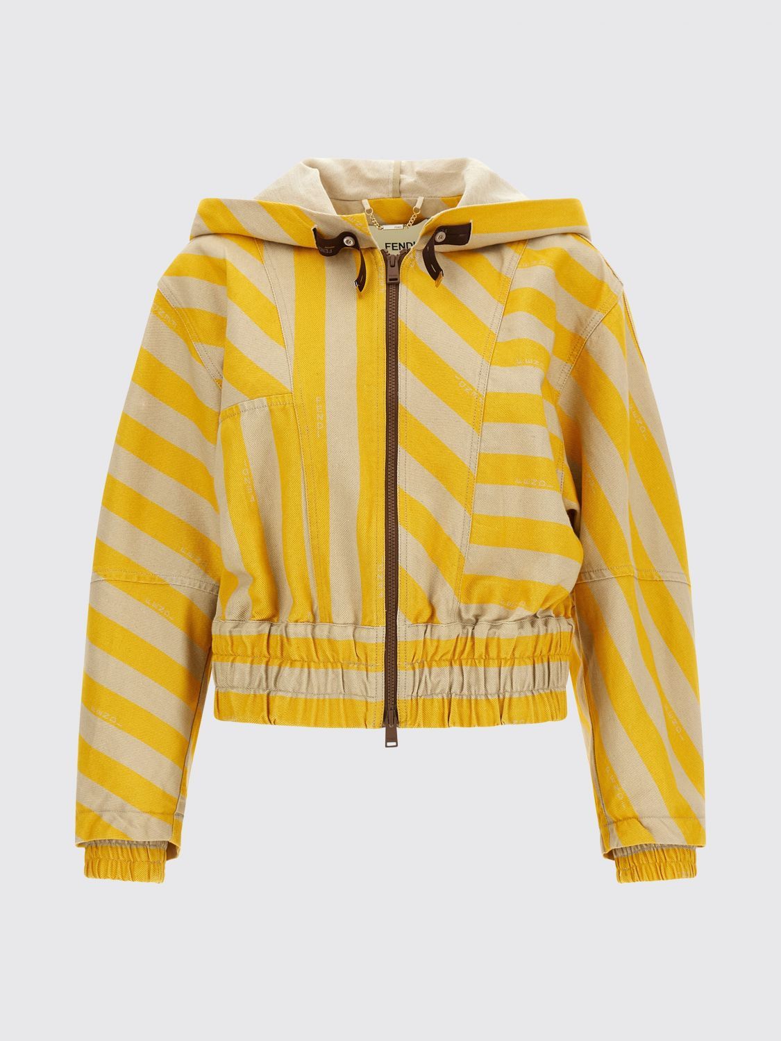 Fendi Fendi Jacket Woman Yellow Size XS / US 0-2 / IT 36-38 - 2 Thumbnail