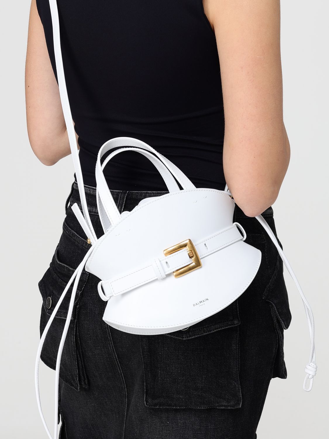 Balmain Balmain Mini Bag Woman White Size ONE SIZE - 2 Thumbnail