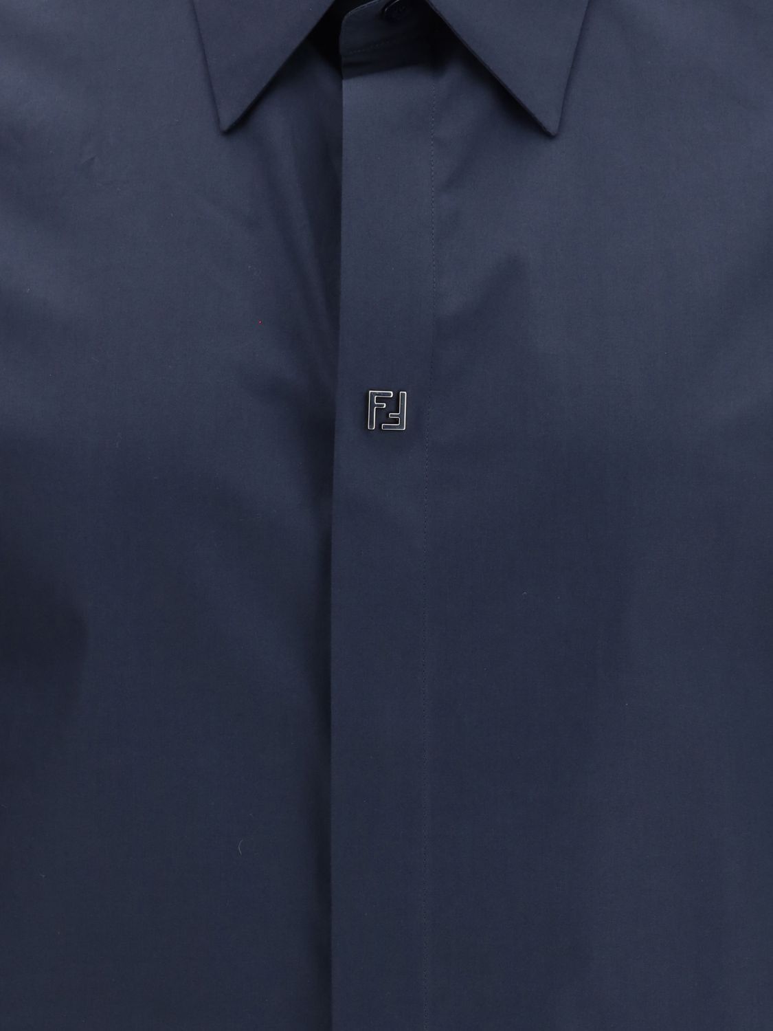 Fendi Fendi Shirt Men Blue Size US XXS / EU 40 - 4 Thumbnail