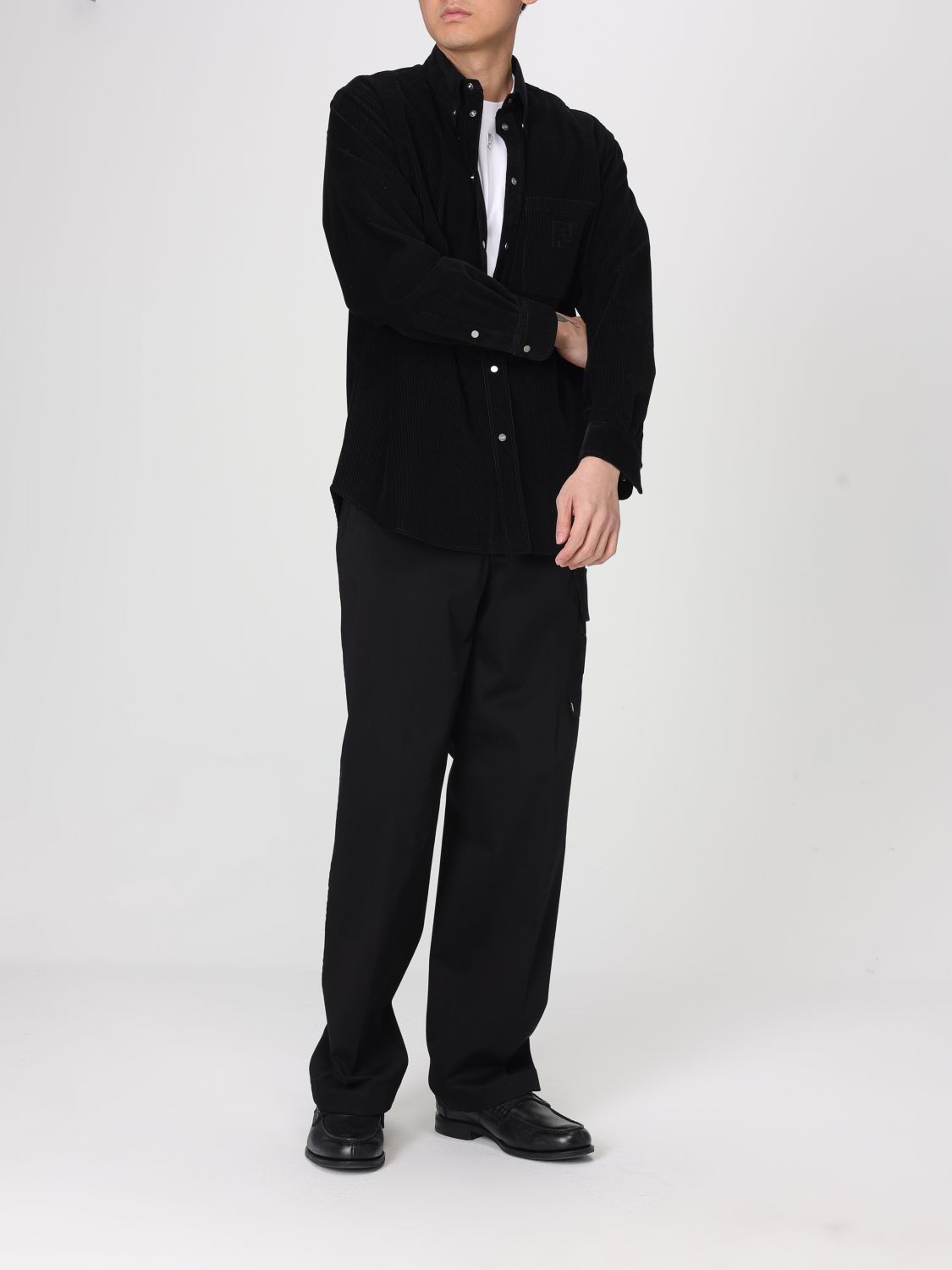 Fendi Fendi Shirt Men Black Size US S / EU 44-46 / 1 - 2 Thumbnail
