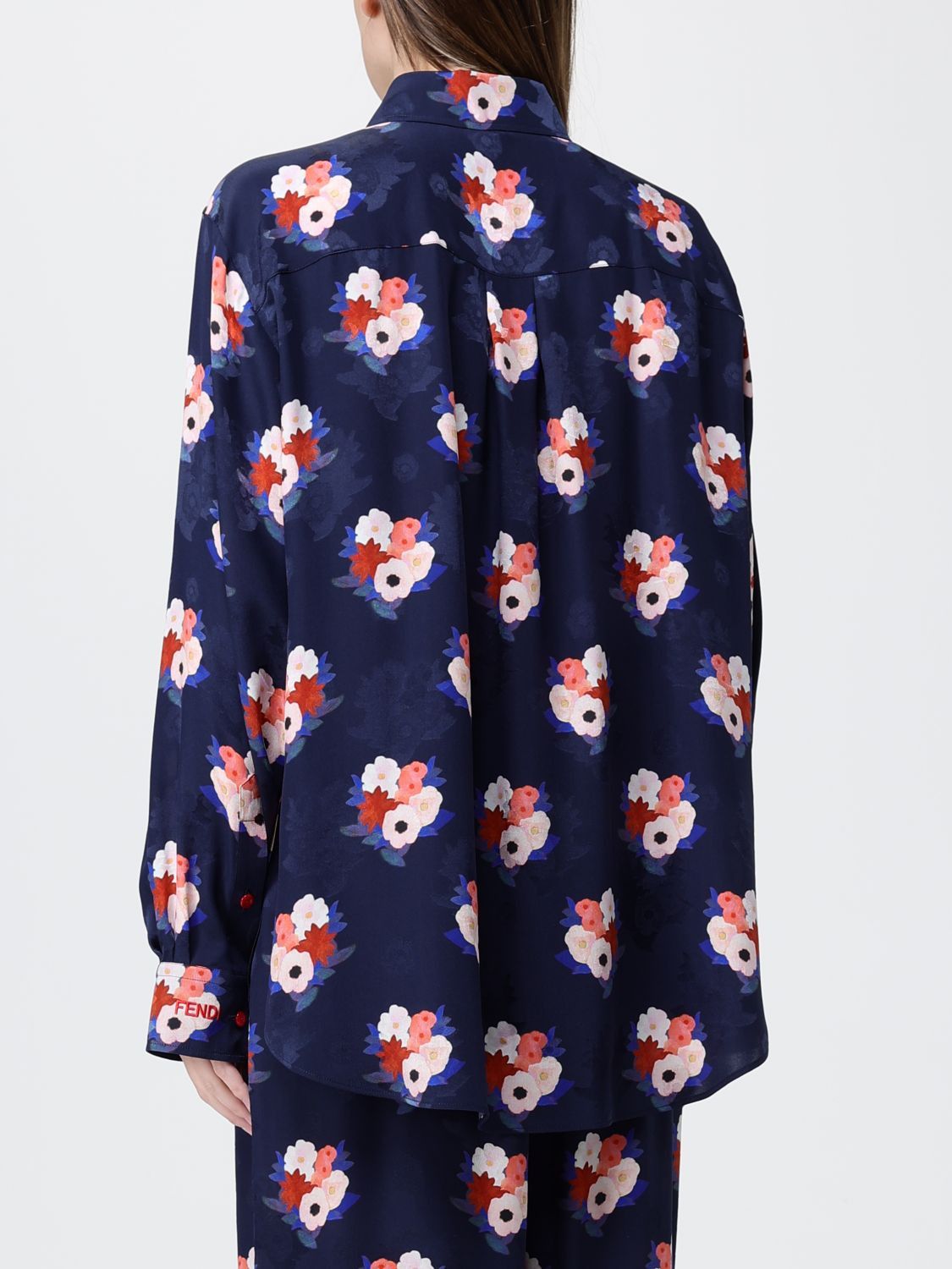 Fendi Fendi Shirt Woman Blue Size M / US 6-8 / IT 42-44 - 3 Thumbnail