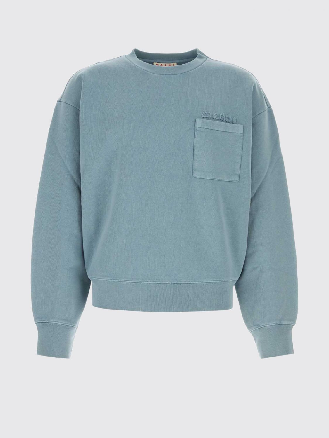 Marni Marni Sweatshirt Men Sky Size US L / EU 52-54 / 3 - 2 Thumbnail