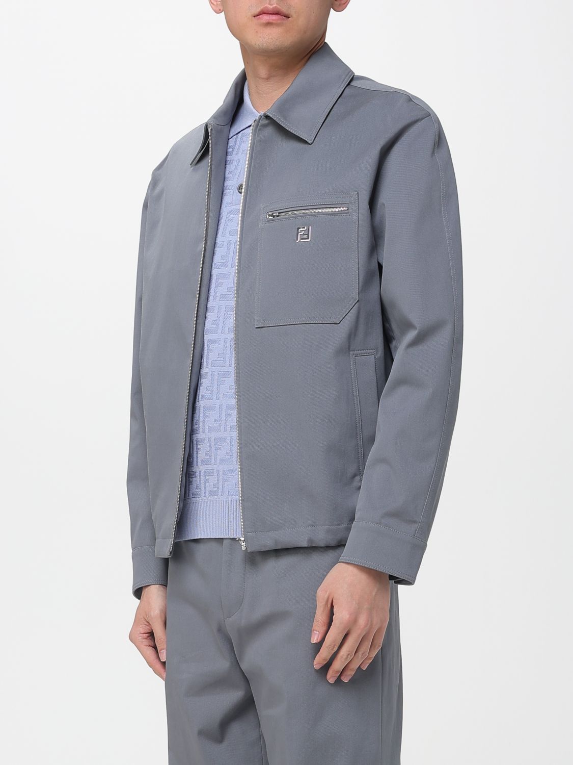 Fendi Fendi Jacket Men Dust Size US XL / EU 56 / 4 - 4 Thumbnail