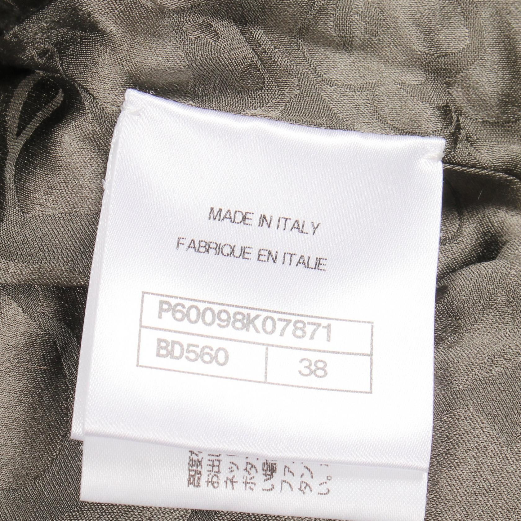 Chanel Chanel Chanel Coco Mark Button Cashmere Mohair Outerwear Textile Outerwear P60098K07871 DUTY FREE for USA Size ONE SIZE - 6 Thumbnail
