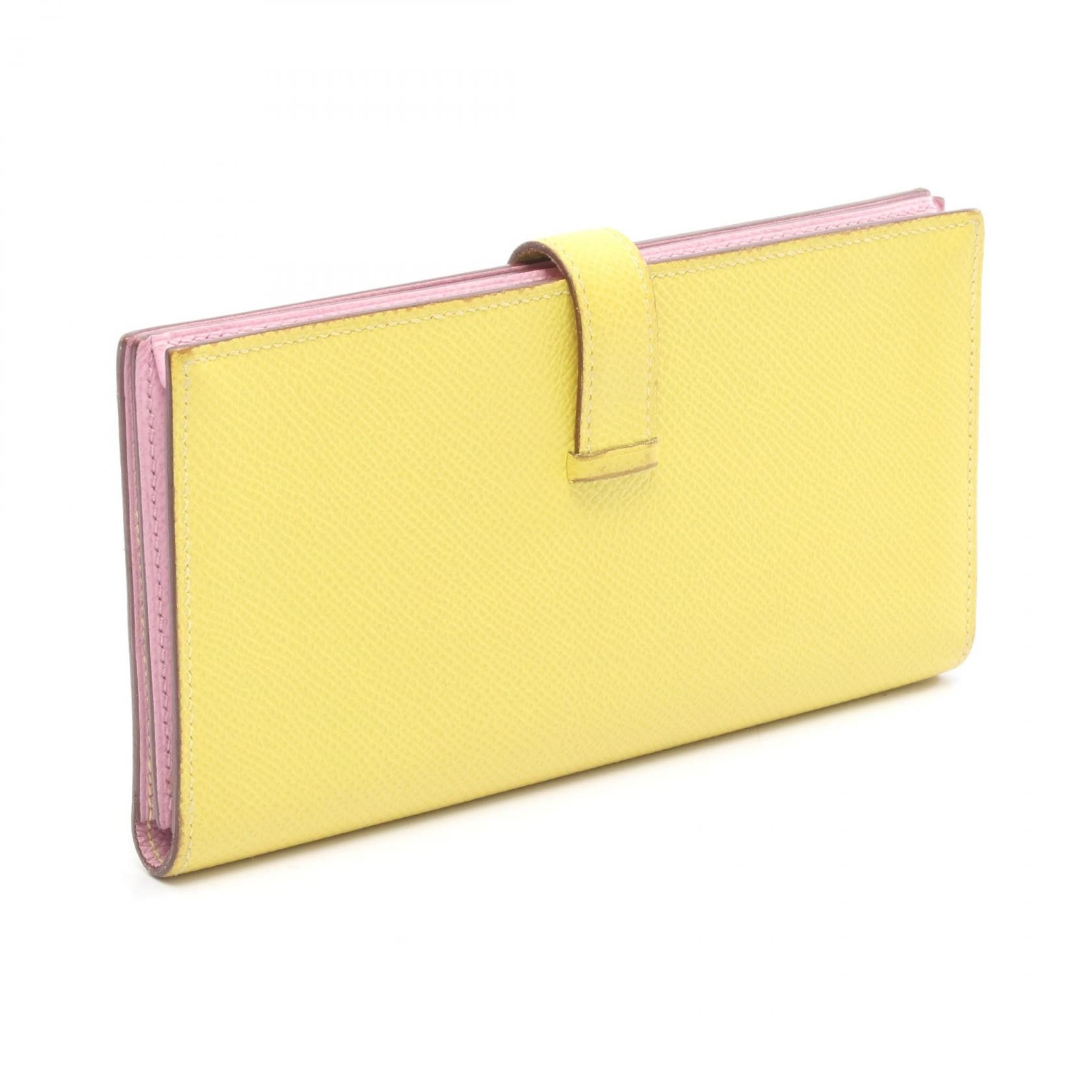 Hermes Hermes Hermes Bearn Souffle Verso long wallet Leather Long Wallet D2019 DUTY FREE for USA Size ONE SIZE - 2 Thumbnail
