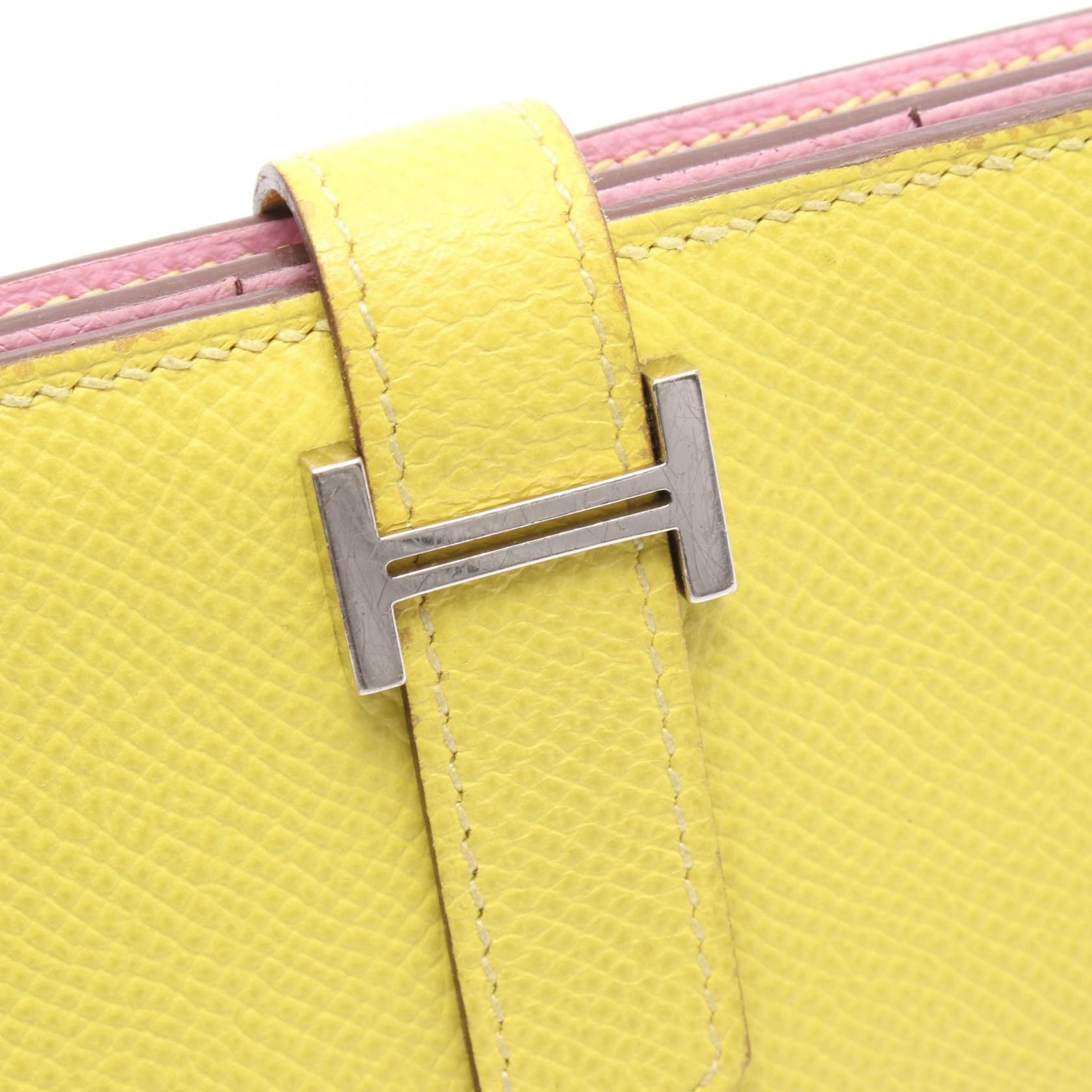 Hermes Hermes Hermes Bearn Souffle Verso long wallet Leather Long Wallet D2019 DUTY FREE for USA Size ONE SIZE - 9 Thumbnail