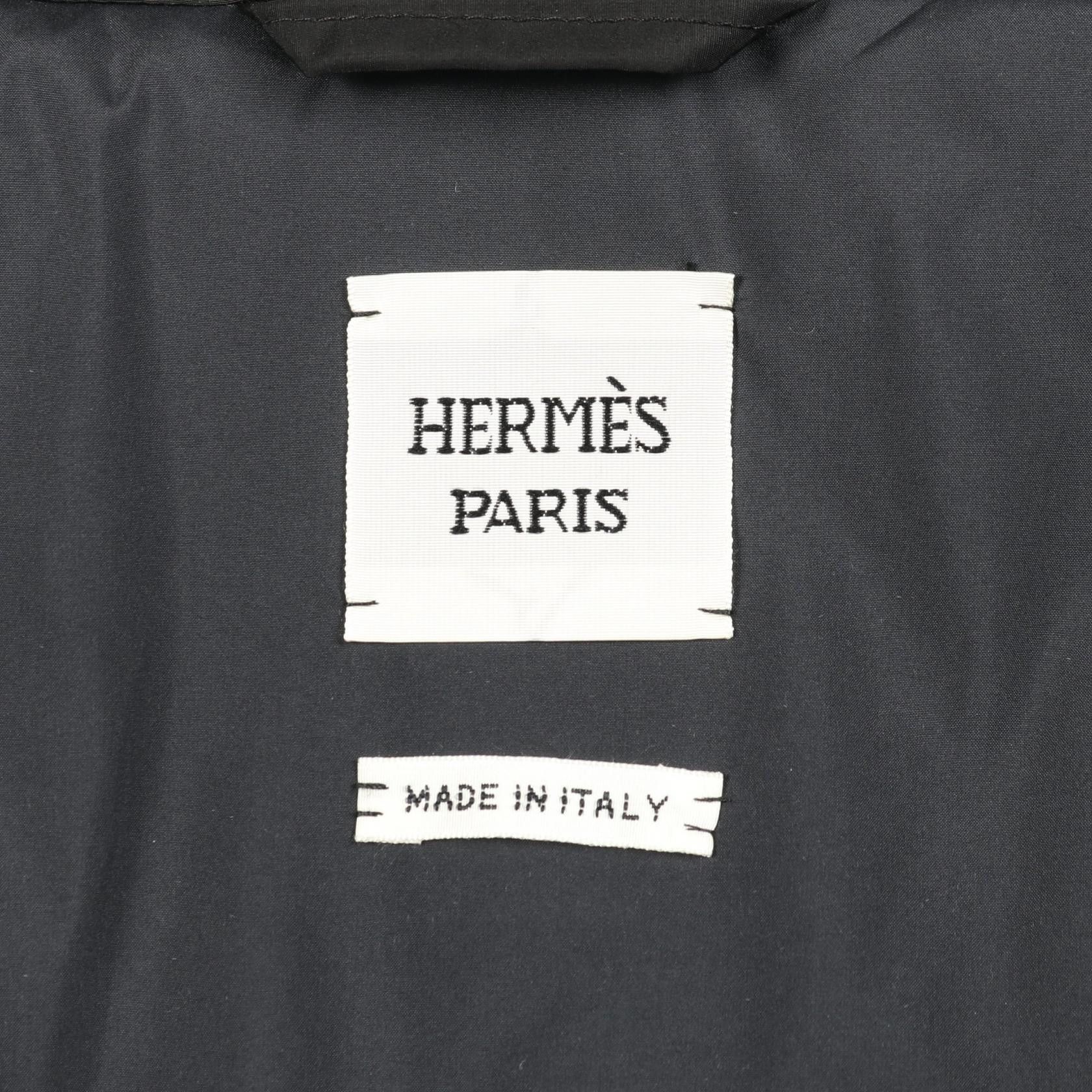 Hermes Hermes Hermes Clou de Selle Cartouche Nylon Wool Jacket Textile Outerwear DUTY FREE for USA Size ONE SIZE - 3 Thumbnail