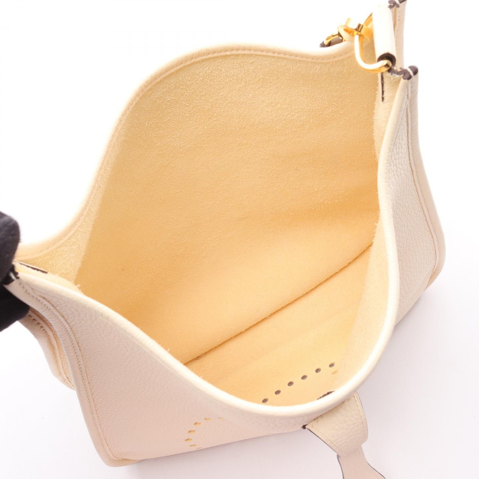 Hermes Hermes Hermes Evelyne III PM Calfskin Shoulder Bag Leather Shoulder Bag Z DUTY FREE for USA Size ONE SIZE - 3 Thumbnail