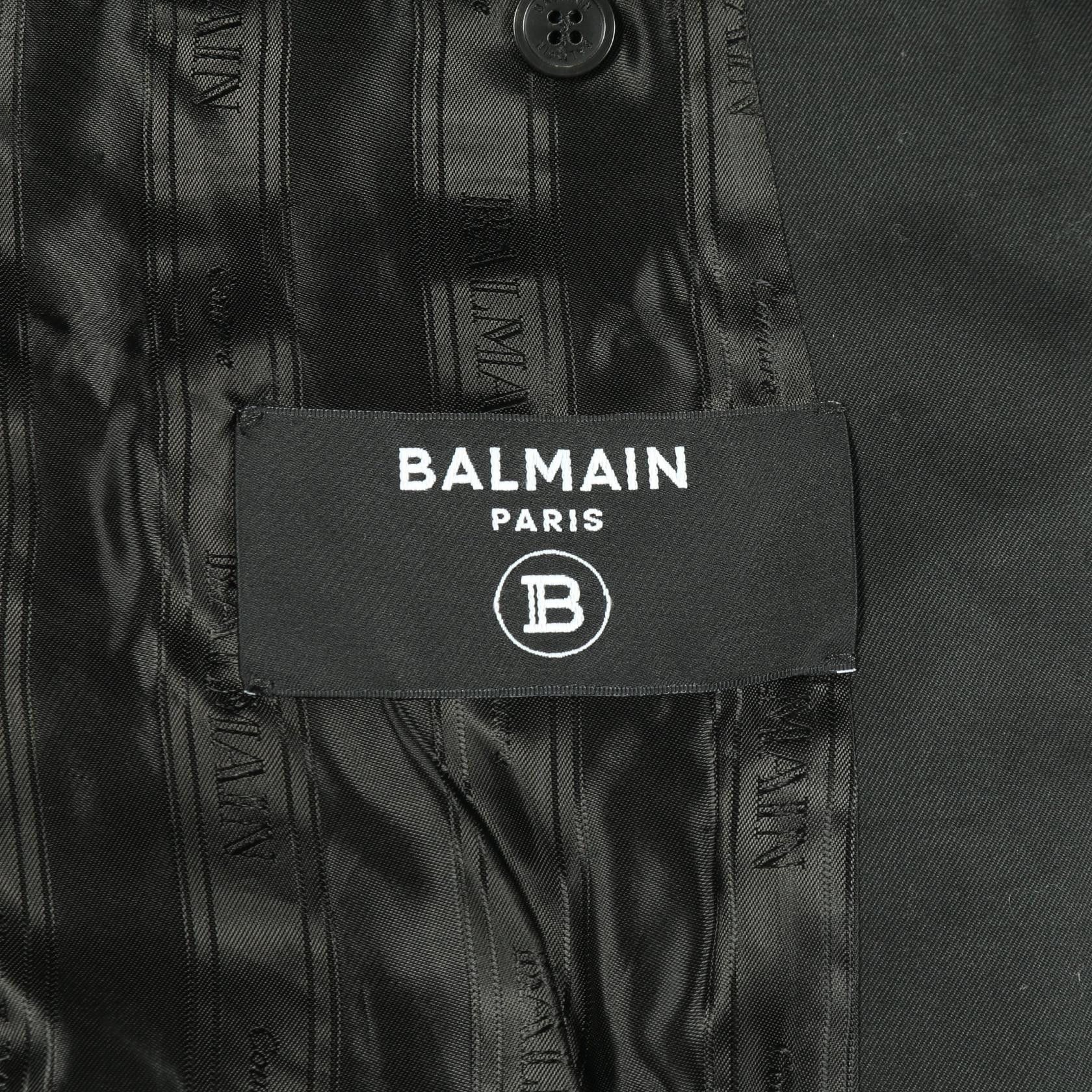Balmain Balmain Balmain Cotton Outerwear Textile Outerwear SG165CF74 DUTY FREE for USA Size ONE SIZE - 7 Thumbnail