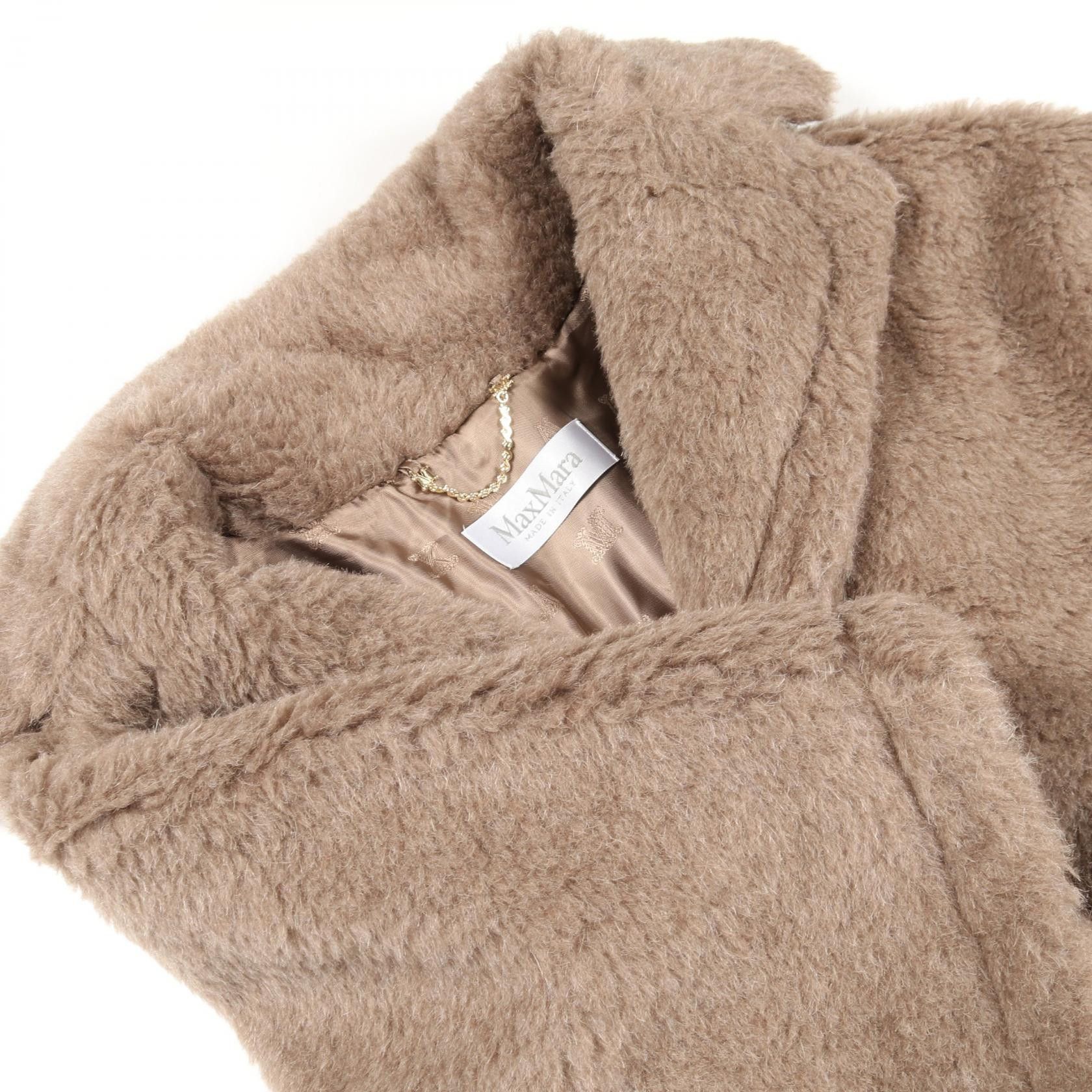 Max Mara Max Mara Max Mara Teddy Bear Wool Silk Alpaca Cape Textile Outerwear DUTY FREE for USA Size ONE SIZE - 7 Thumbnail