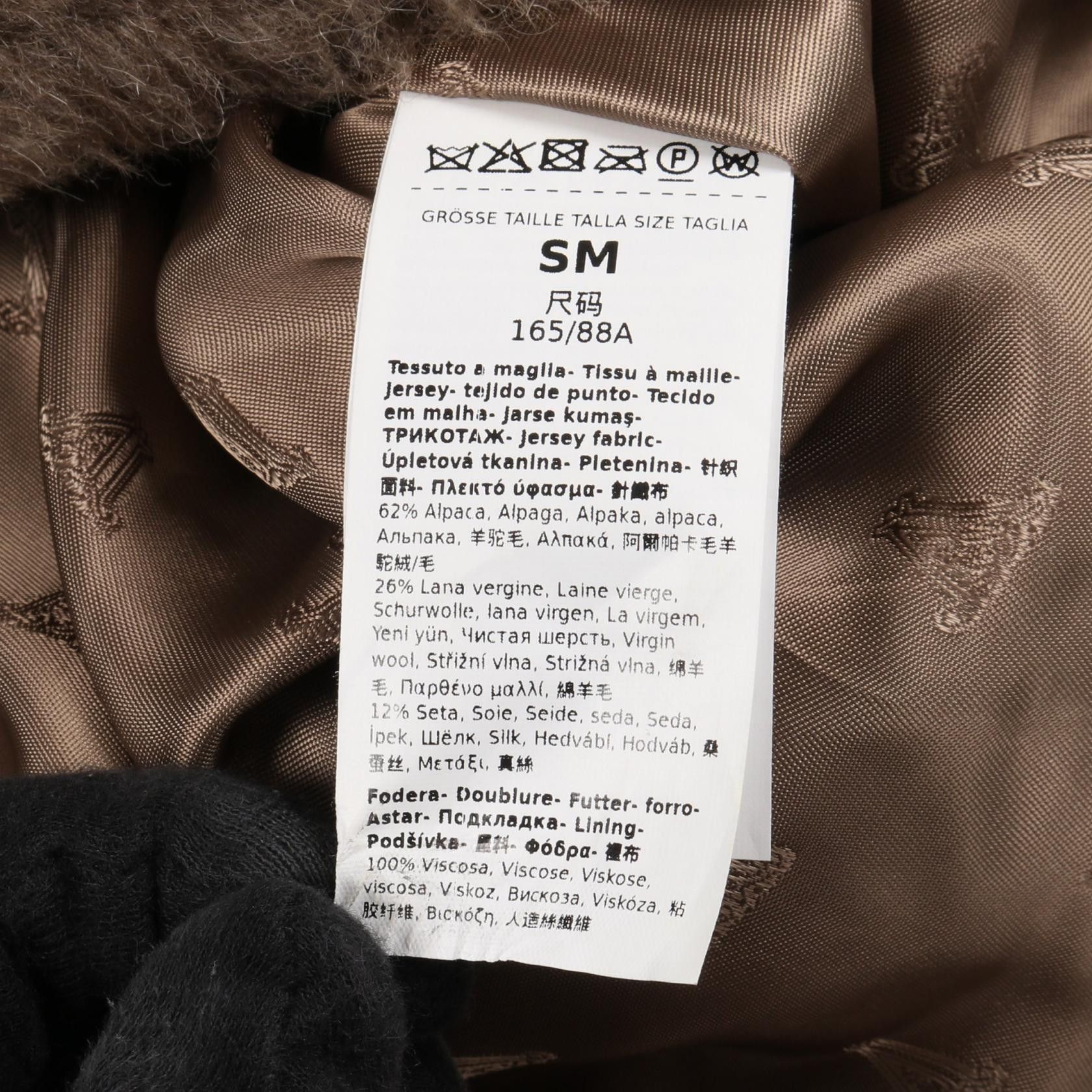 Max Mara Max Mara Max Mara Teddy Bear Wool Silk Alpaca Cape Textile Outerwear DUTY FREE for USA Size ONE SIZE - 5 Thumbnail