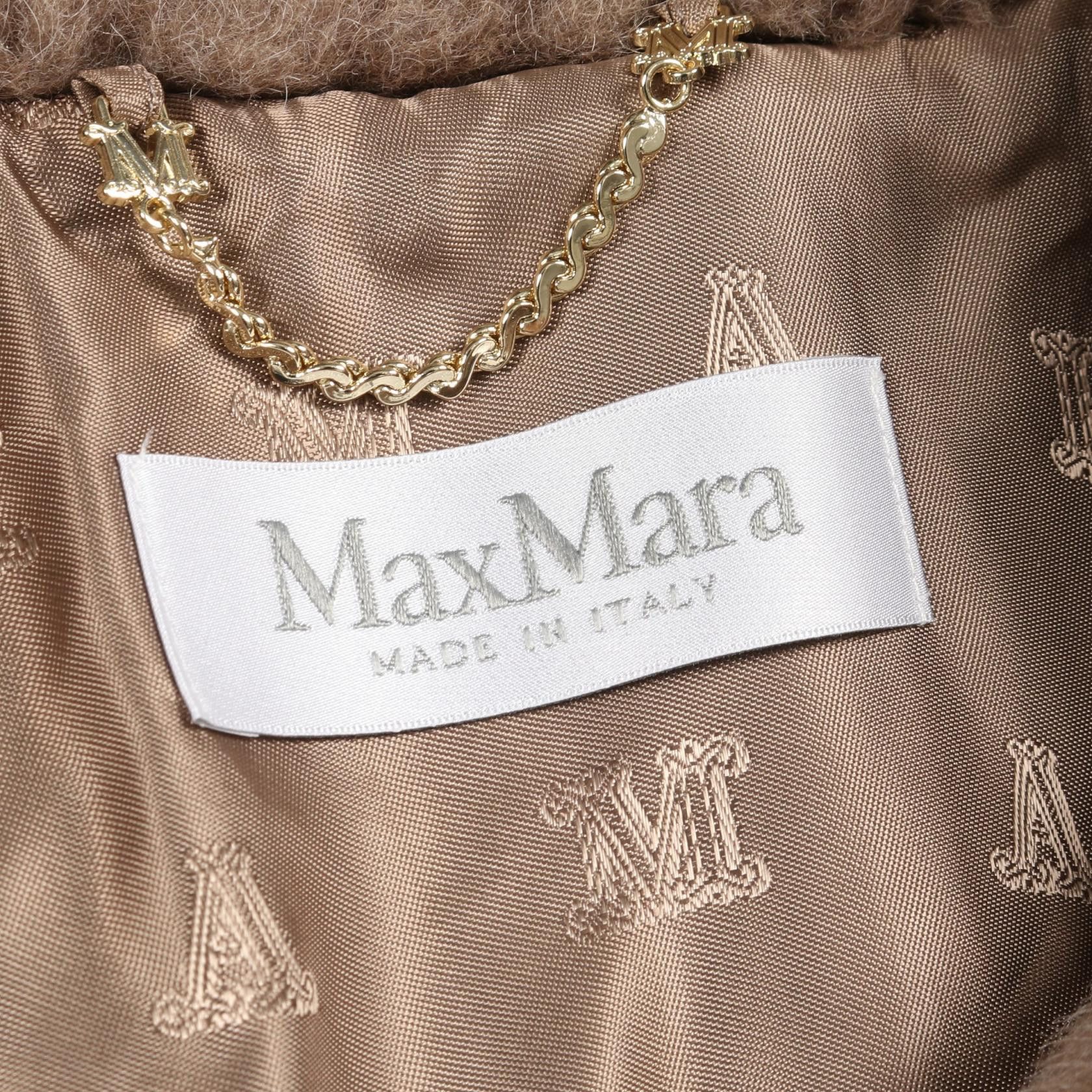 Max Mara Max Mara Max Mara Teddy Bear Wool Silk Alpaca Cape Textile Outerwear DUTY FREE for USA Size ONE SIZE - 3 Thumbnail