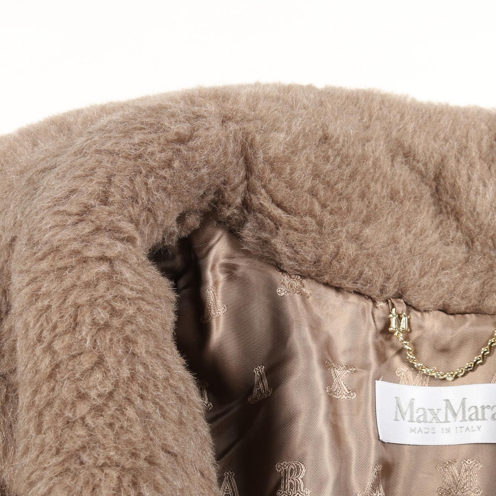 Max Mara Max Mara Max Mara Teddy Bear Wool Silk Alpaca Cape Textile Outerwear DUTY FREE for USA Size ONE SIZE - 6 Thumbnail