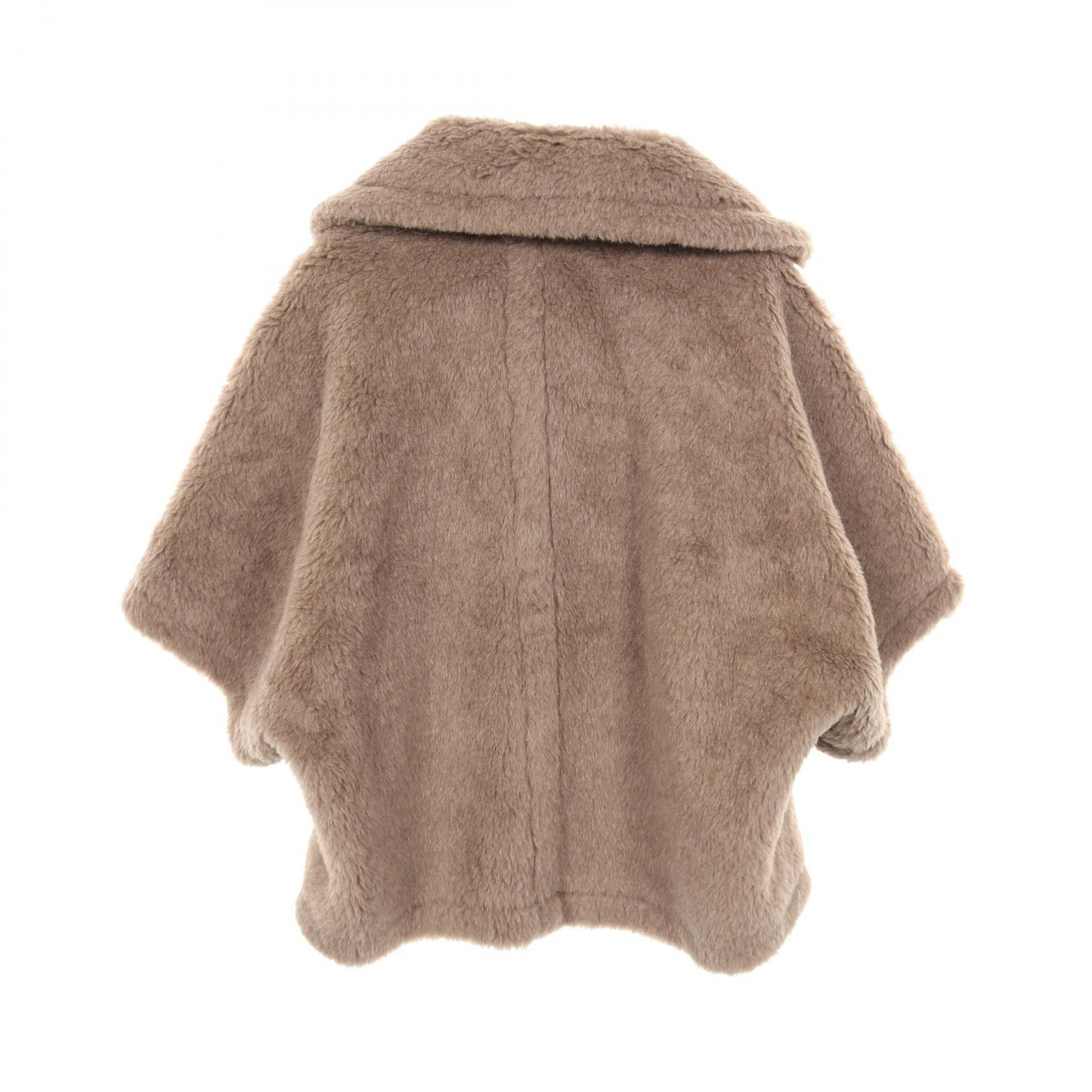 Max Mara Max Mara Max Mara Teddy Bear Wool Silk Alpaca Cape Textile Outerwear DUTY FREE for USA Size ONE SIZE - 2 Thumbnail