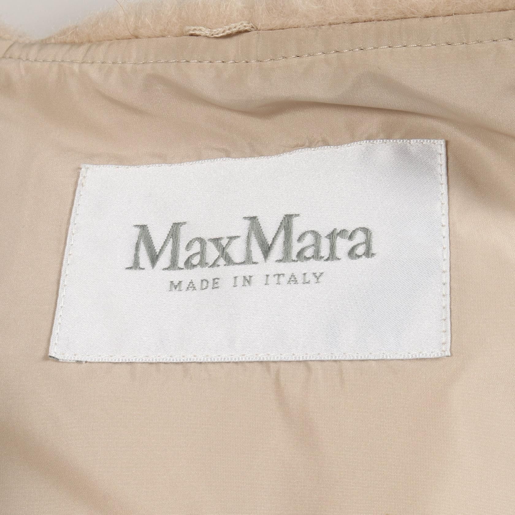 Max Mara Max Mara Max Mara Teddy Bear Wool Silk Alpaca Coat Textile Outerwear DUTY FREE for USA Size ONE SIZE - 3 Thumbnail